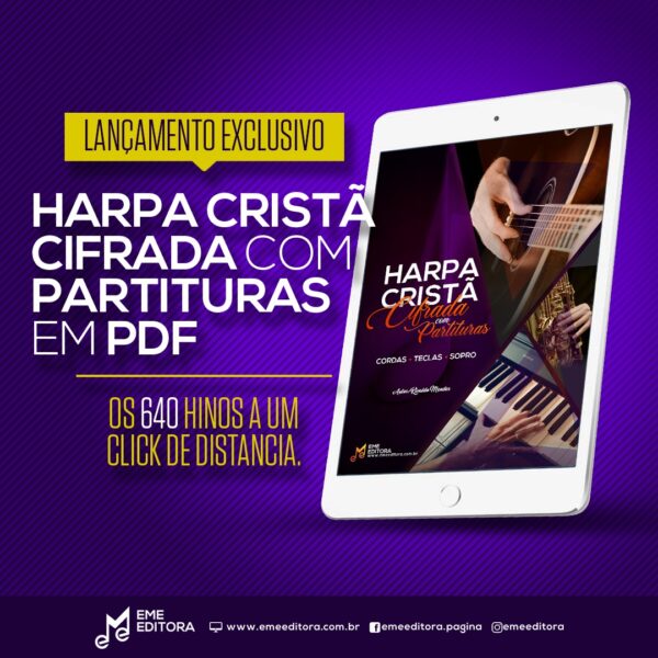 Harpa Cristã Digital com Cifras e Partituras